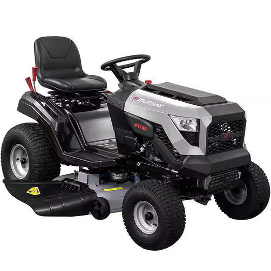 MT100 42 In. 13.5 HP 500Cc E1350 Series Briggs and Stratton Engine 6-Speed Manual Gas Riding Lawn Tractor Mower